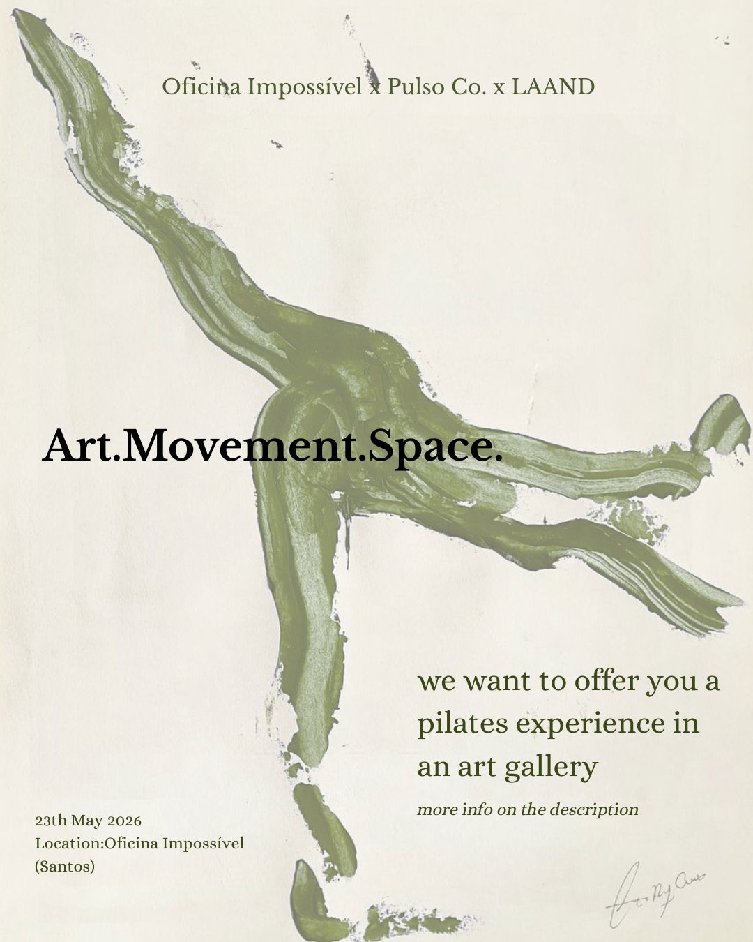 Pilates in the Gallery — LAAND Events, PULSO Collective & Oficina Impossível